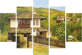 Tablou - Cabane în timpul verii (150x105 cm)