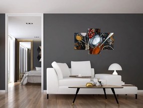 Tablou cu linguri cu condimente (90x60 cm)