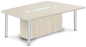 Masa de intalnire TopOffice Premium II 240 x 162,5 cm, salcam deschis