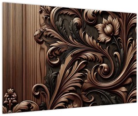 Tablou - Model din lemn (90x60 cm)