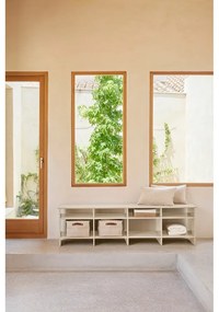 Comodă TV crem 180x50x40 cm Inari – Teulat