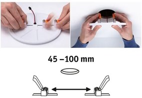 Paulmann 92397 - LED/8,5W IP44 Lampă încastrată baie VARIFIT 230V