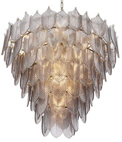Candelabru elegant design LUX Verbier L, sticla fumurie 113900 HZ