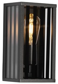 Lampa de perete exterioara moderna neagra 26 cm IP44 - Dijon