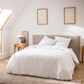 Lenjerie de pat albă din bumbac pentru pat dublu/extinsă cu 3 piese 240x220 cm Meline – douceur d'intérieur