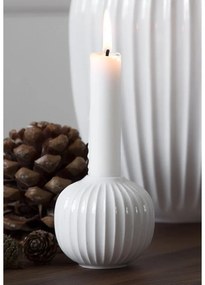 Sfeșnic din porțelan Kähler Design Hammershoi, alb, ⌀ 7,5 cm