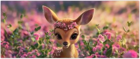 Tablou - Căprioară Drăgălașă (120x50 cm)