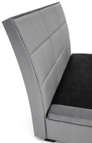 Pat tapitat Continental 2 velvet gri – 160 x 200 cm