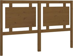 vidaXL Tăblie de pat, maro miere, 155,5x4x100 cm, lemn masiv de pin