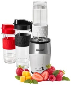 Blender cu accesorii Concept SM3380 ACTIVE SMOOTHIE 500W/230V alb