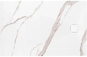 Rea Magnum cadita de dus dreptunghiulara x90 cm alb REA-K7006