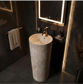 Lavoar freestanding de sine statator Ceramic Rea Blanka Savana Matt