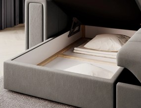 Coltar extensibil reversibil 3 locuri ELTAP, Blenvi, 260x150x82 cm, lemn/poliester, bej