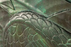 Comoda cu aplicatie exotica pe fronturi SNAKE 120cm turcoaz