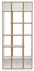 Bibliotecă cu structură din lemn de stejar Woodman Newbury