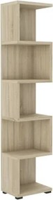 Biblioteca 41.6x184x29.7 cm, Morten, ADRK Furniture (Culoare: Natural / Natural)