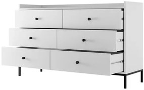 Set mobilier living Tezarta I (Alb + Negru) . 1105977