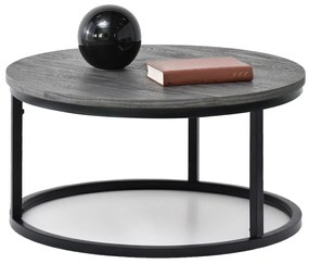 Măsuță de cafea Kolja Stolik S (stejar gri + negru). 1111478