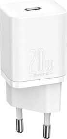 Incarcator Baseus Super Si, QC 20W, alb