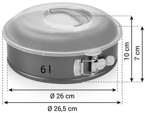 Formă de tort cu capac Tescoma DELICIA,26 cm