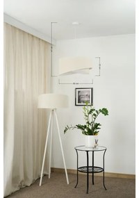 Lustră LED pe cablu Brilagi LYRA 1xE27/15W/230V crem/alb