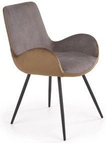 Scaun de bucaterie Brenato, maro