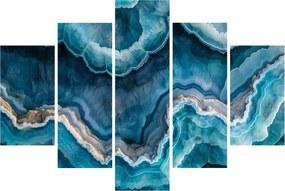 Tablou - Detaliu de acvamarin (150x105 cm)
