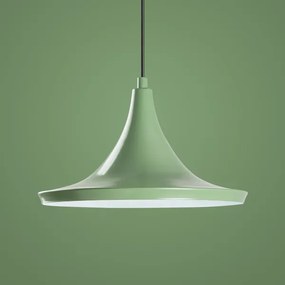 Lustră pe cablu TOM 1xE27/40W/230V verde