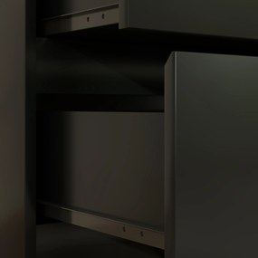 HOMCOM Comodă cu 3 sertare, mobilier de depozitare cu design curat pentru dormitor, interior, 80l x 39P x 73H cm | Aosom Romania