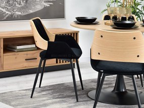 Scaun Morgana (stejar negru + negru). 1111194