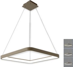 BRILAGI - lustră LED dimabilă suspendată pe cablu FALCON SLIM LED/50W/230V 50x50 cm bej + telecomandă