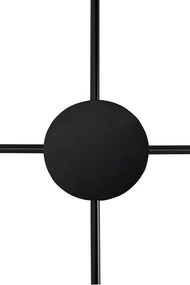 Aplica de perete LED design ambiental SHADOW 4S negru