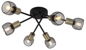 Lustră aplicată Globo 54028-6S FIASTRA 6xE14/40W/230V