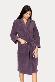 Halat elegant STELLA de damă în cutie cadou M Prună / Plum red