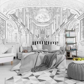 Fototapet - Sala mare din Vesaille (254x184 cm)