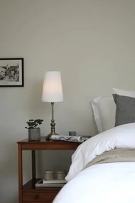 Markslöjd 108969 - Lampă de masă NOBLE 1xE14/40W/230V 56 cm albă/alamă