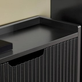 PANA26 - Pantofar Hol cu 3 compartimente, 50 cm, comoda, dulap depozitare pantofi foarte ingust - Alb sau Negru