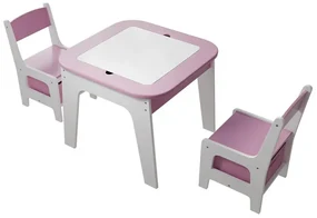 Juskys Set de lemn pentru copii Milou - roz