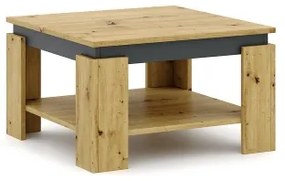 Masă de cafea OLAF, stejar artisan/antracit