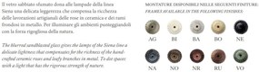 Lustra aplicata clasica cu flori din ceramica realizate manual SIENAL