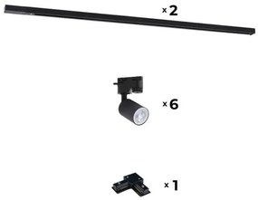 Spot pentru sistem de șină Zuma Line 3016 REFLEKTOR 6xGU10/10W/230V