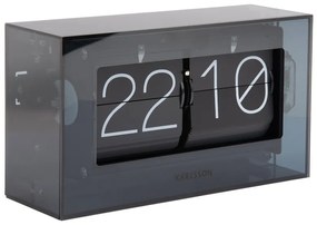 Karlsson 5976BK Ceas de perete/masă rabatabil,negru, 21 cm