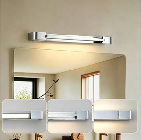 Brilagi - Iluminare LED pentru oglinzi de baie AQUA LINE LED/12W/230V 45 cm IP44 crom lucios