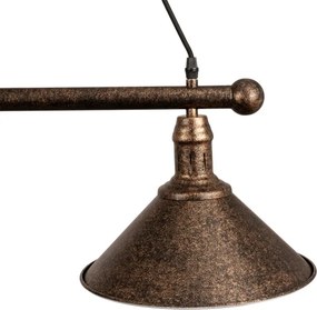 BRILAGI - Lustru suspendat pe cablu FORGE 3xE27/60W/230V cupru/patină