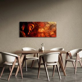 Tablou - Buddha în nuanțe roșii (120x50 cm)