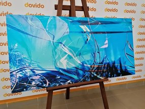Tablou abstracția lumii subacvatice