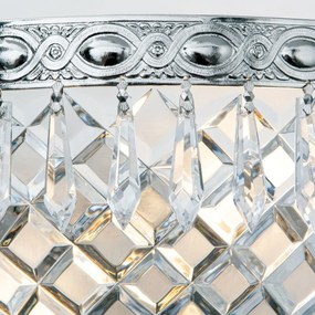 Aplica de perete cristal SCHOLER, EMPIRE CRYSTAL antique silver