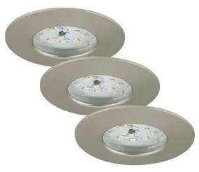 SET 3x corp de iluminat LED încastrat pentru baie Briloner LED/5,5W/230V IP44