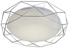 Plafonieră LED SVEN LED/24W/230V d. 43 cm crom lucios