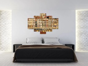 Tablou - Cartierul Waterfront, Portugalia (150x105 cm)